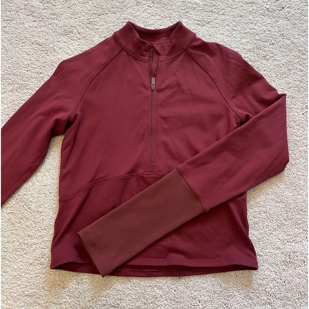 Lululemon cropped quarter zip 2